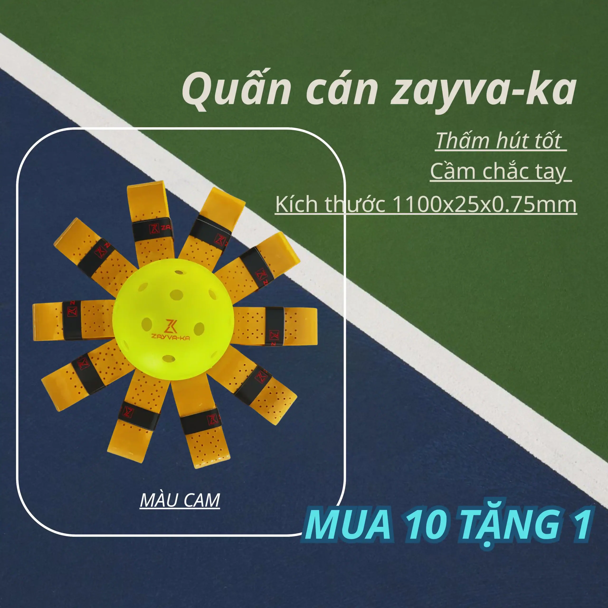Dây Quấn Cán Vợt ZAYVA-KA - Ảnh 5