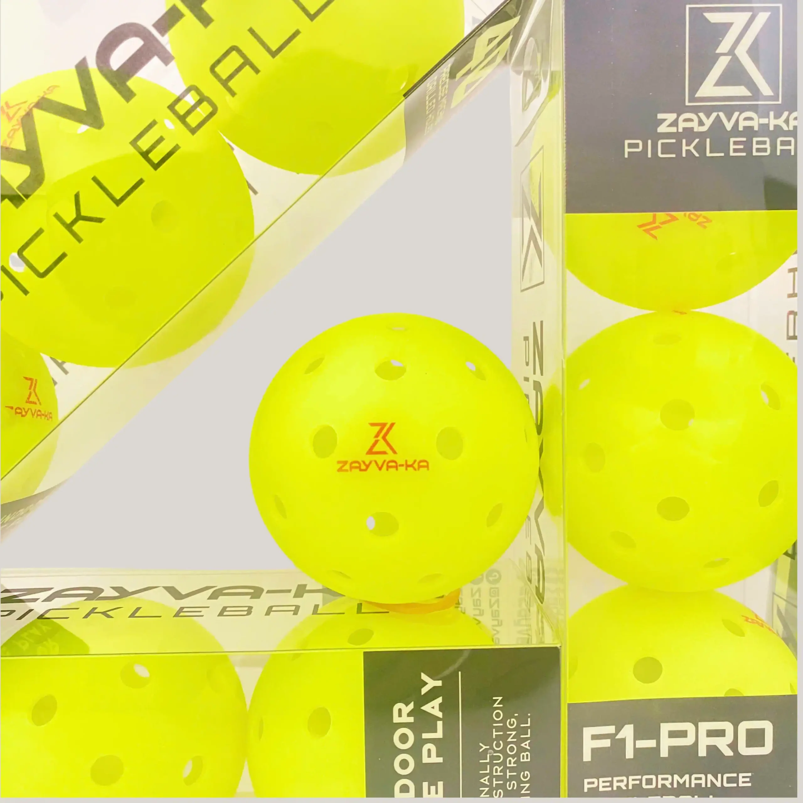 Bóng thi đấu Pickleball ZAYVA-KA Pro F1 40 lỗ (Hộp 3 quả) - Ảnh 2